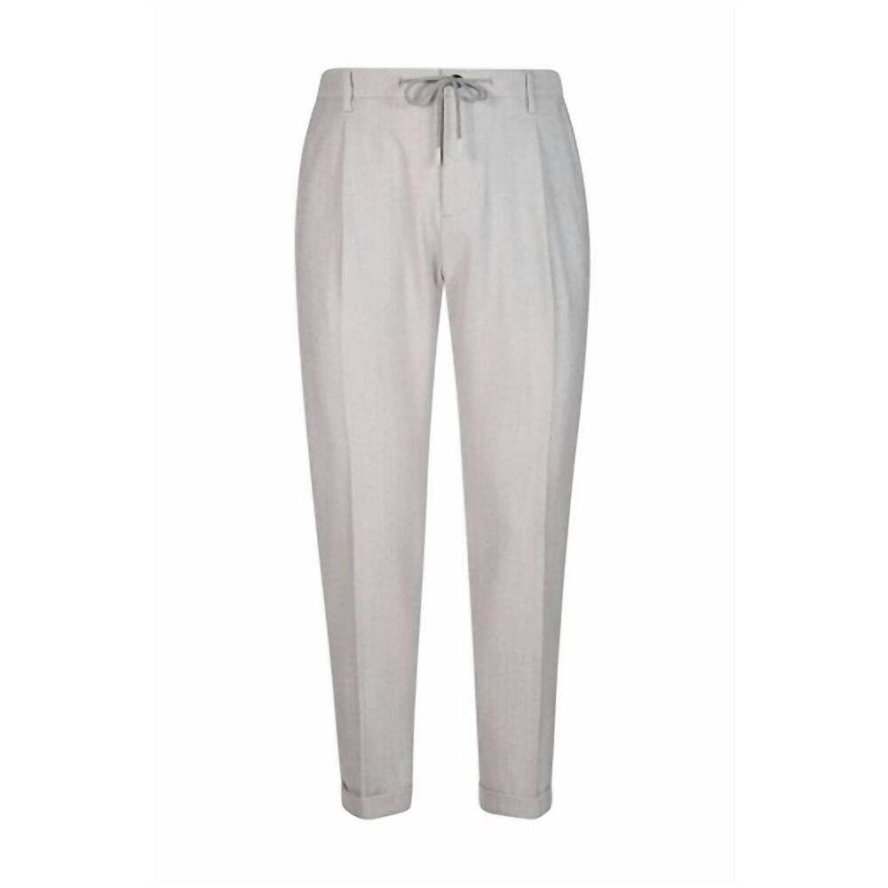 NEW ELEVENTY women's classic fit straight leg pant in grey